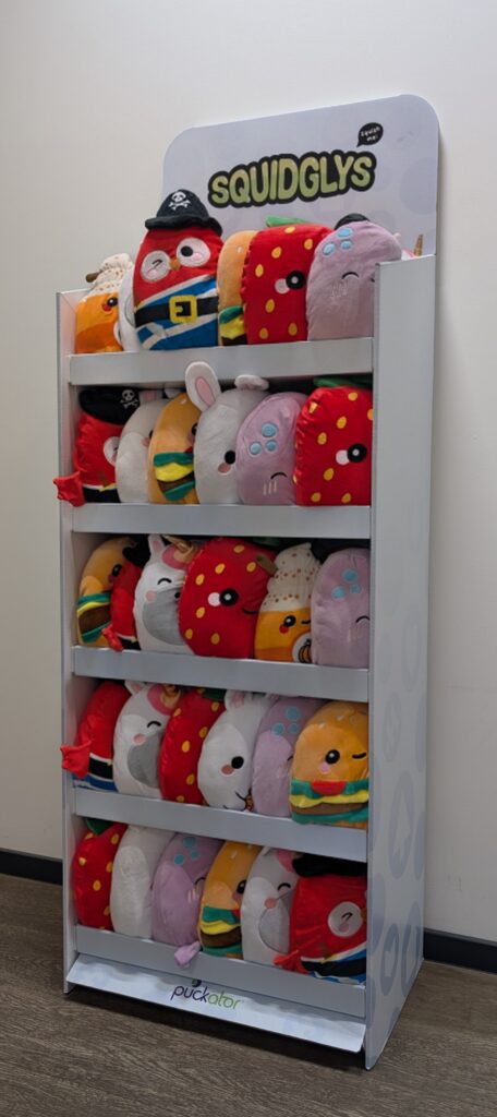 display tekturowy produktowy